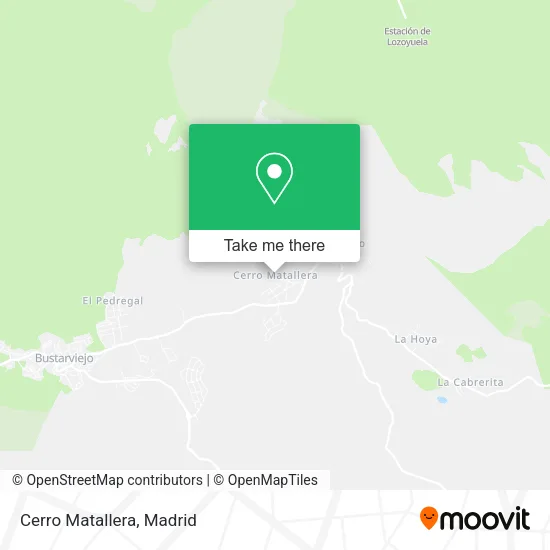 Cerro Matallera map