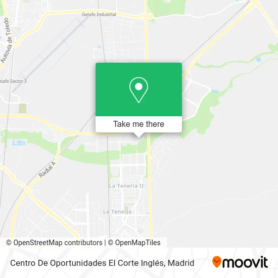 Centro De Oportunidades El Corte Inglés map