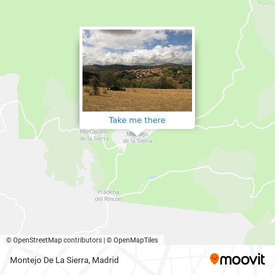 Montejo De La Sierra map