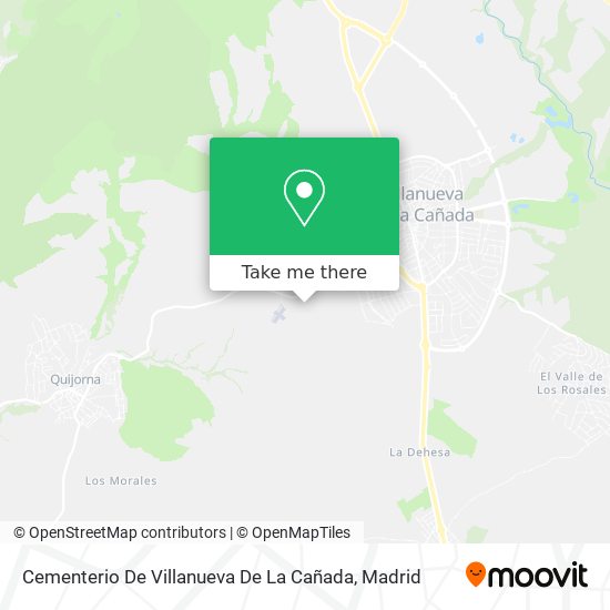 Cementerio De Villanueva De La Cañada map