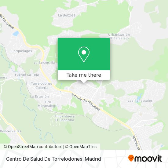Centro De Salud De Torrelodones map