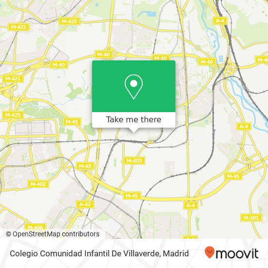 Colegio Comunidad Infantil De Villaverde map