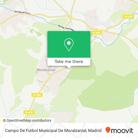 Campo De Futbol Municipal De Moralzarzal map