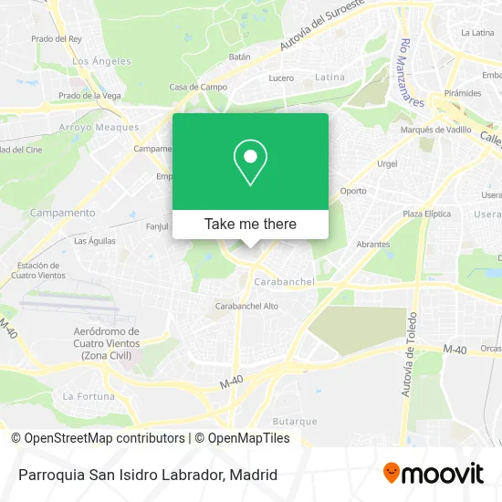 Parroquia San Isidro Labrador map