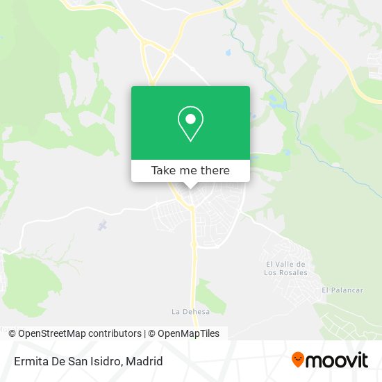 mapa Ermita De San Isidro
