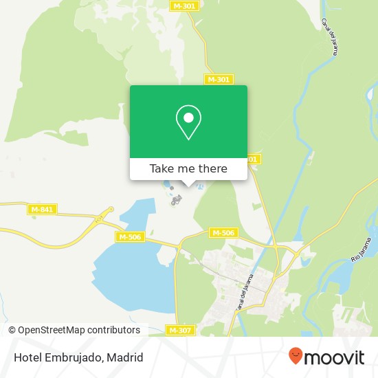 Hotel Embrujado map