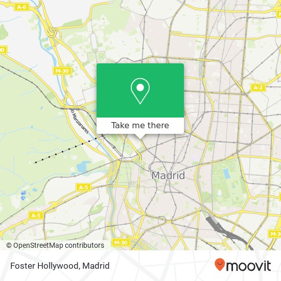 mapa Foster Hollywood