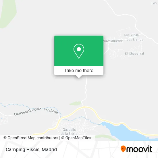 Camping Piscis map