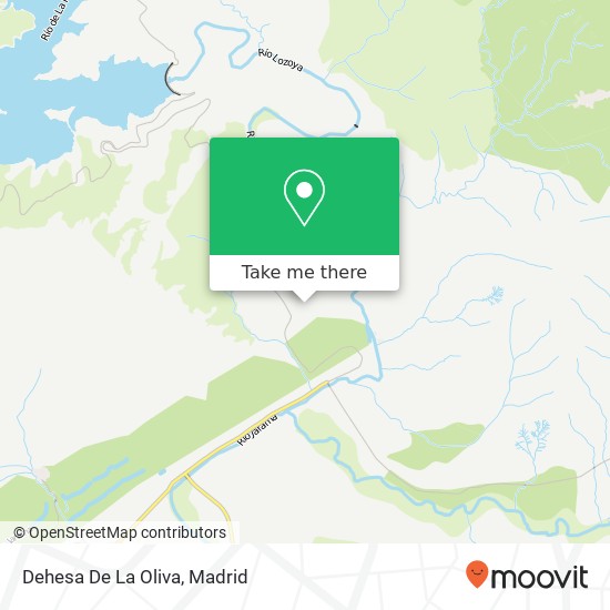 mapa Dehesa De La Oliva