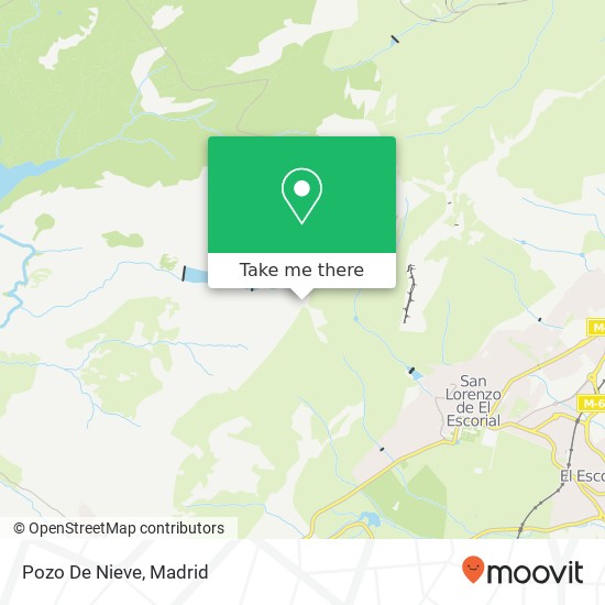 Pozo De Nieve map