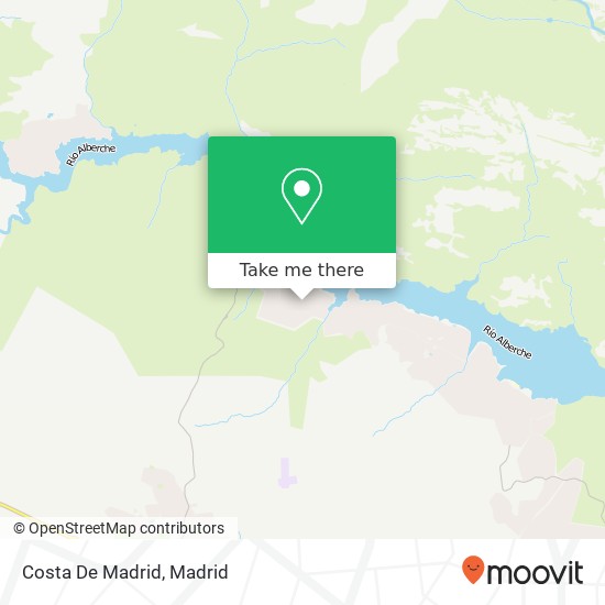 Costa De Madrid map