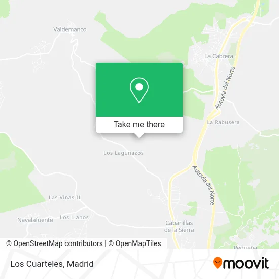 Los Cuarteles map