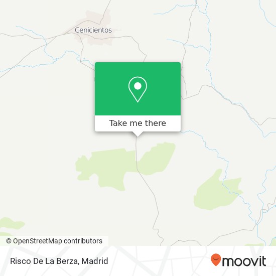 Risco De La Berza map