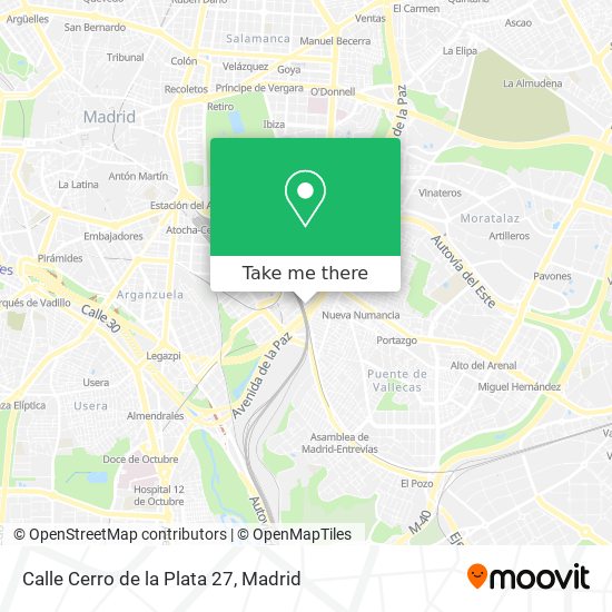 Calle Cerro de la Plata 27 map