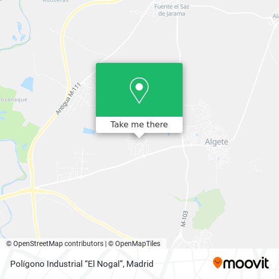 Polígono Industrial “El Nogal” map