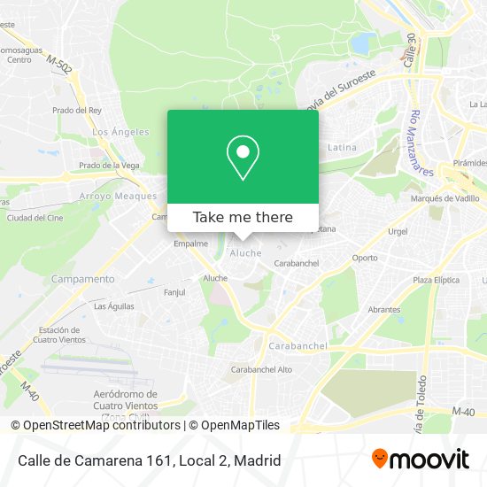 Calle de Camarena 161, Local 2 map