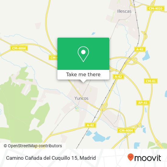 Camino Cañada del Cuquillo 15 map