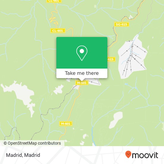 Madrid map