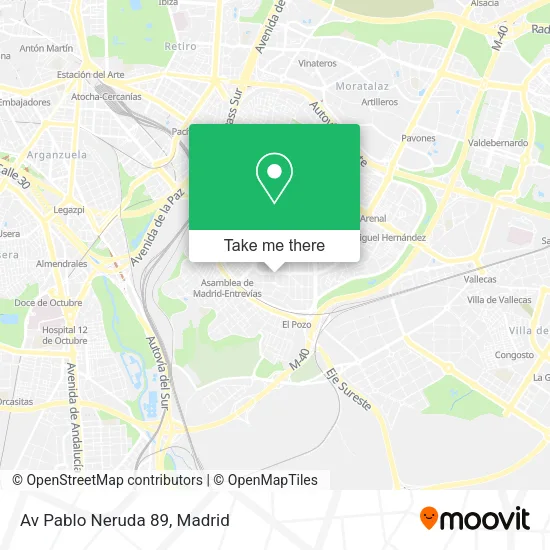 Av Pablo Neruda 89 map