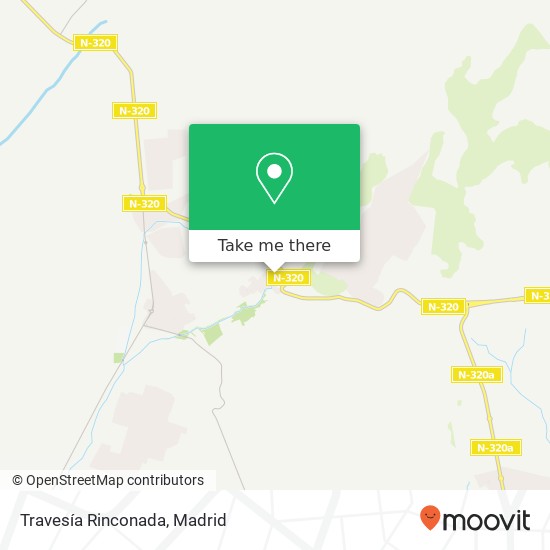 mapa Travesía Rinconada