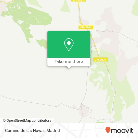 Camino de las Navas map