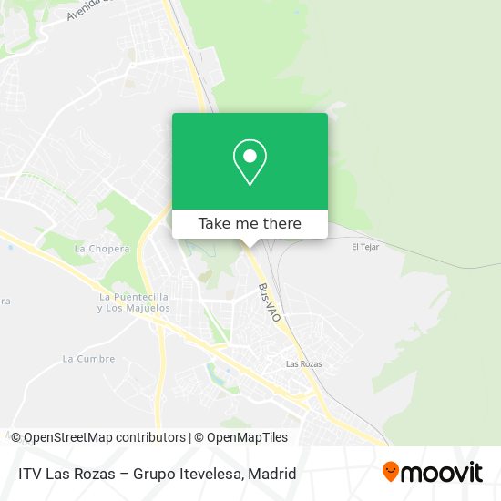 ITV Las Rozas – Grupo Itevelesa map