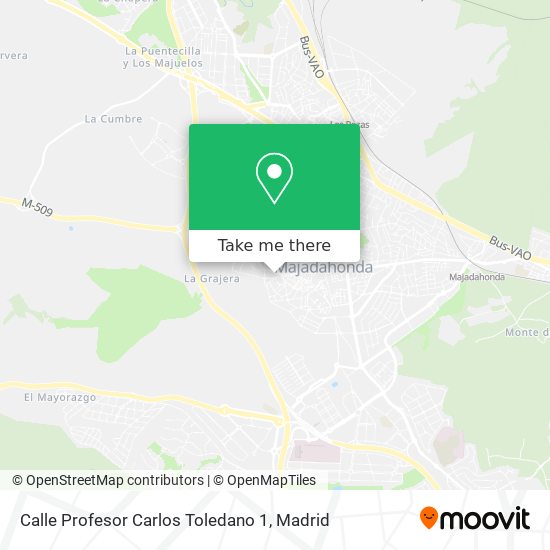 mapa Calle Profesor Carlos Toledano 1
