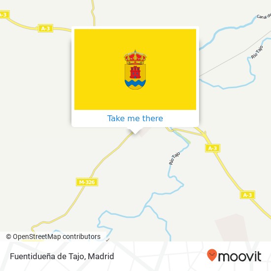 Fuentidueña de Tajo map