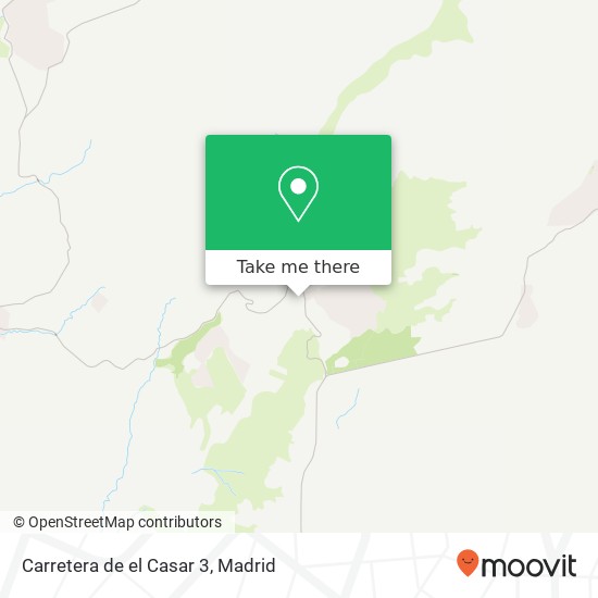 mapa Carretera de el Casar 3