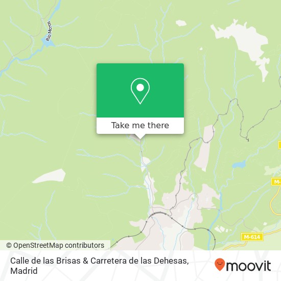 Calle de las Brisas & Carretera de las Dehesas map