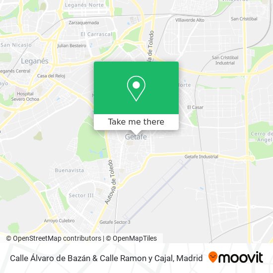 Calle Álvaro de Bazán & Calle Ramon y Cajal map
