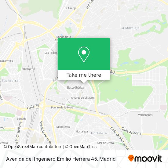 mapa Avenida del Ingeniero Emilio Herrera 45