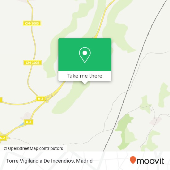 Torre Vigilancia De Incendios map