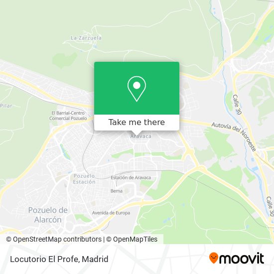 Locutorio El Profe map