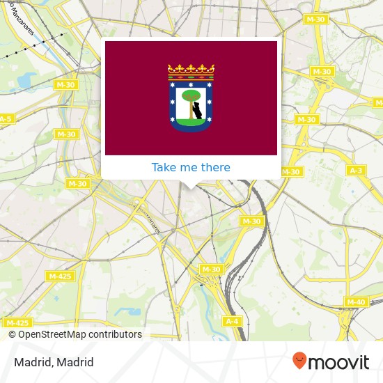 Madrid map