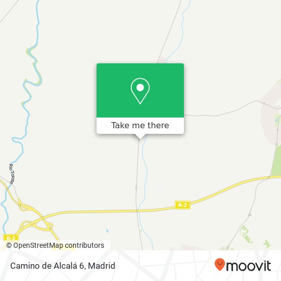 Camino de Alcalá 6 map