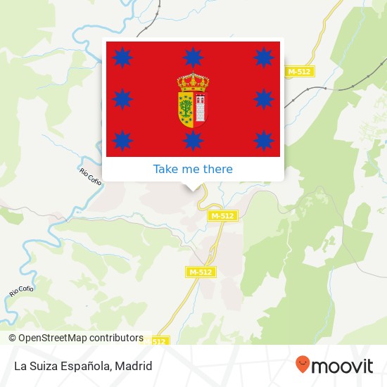 La Suiza Española map