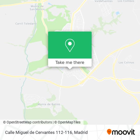 Calle Miguel de Cervantes 112-116 map