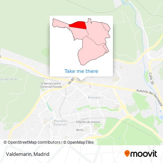 mapa Valdemarin