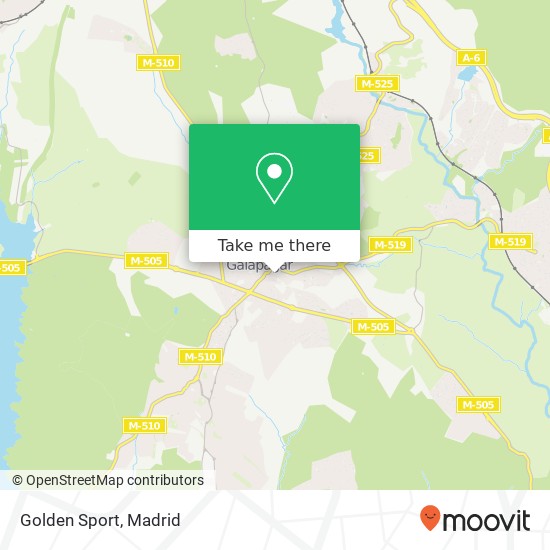 mapa Golden Sport
