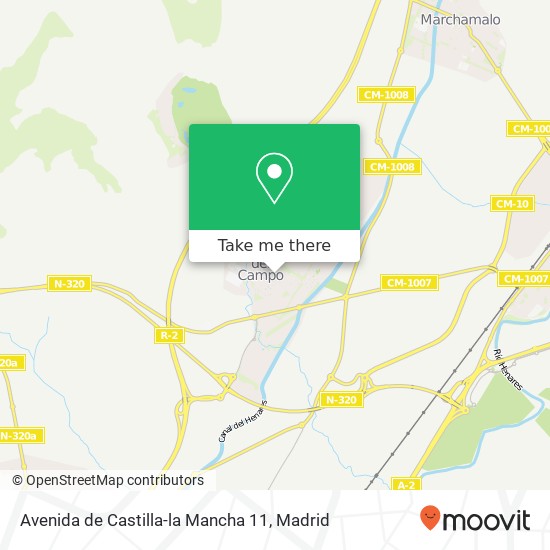 mapa Avenida de Castilla-la Mancha 11