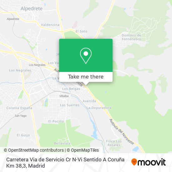 Carretera Via de Servicio Cr N-Vi Sentido A Coruña Km 38,3 map