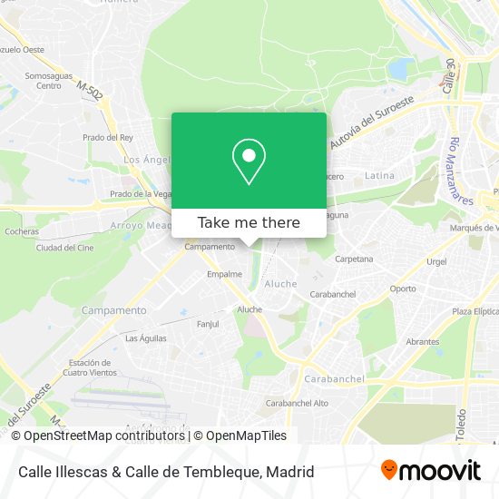 Calle Illescas & Calle de Tembleque map