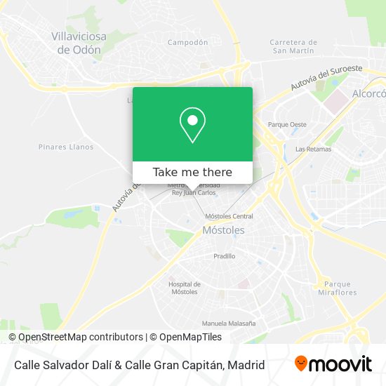 Calle Salvador Dalí & Calle Gran Capitán map