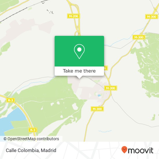 Calle Colombia map