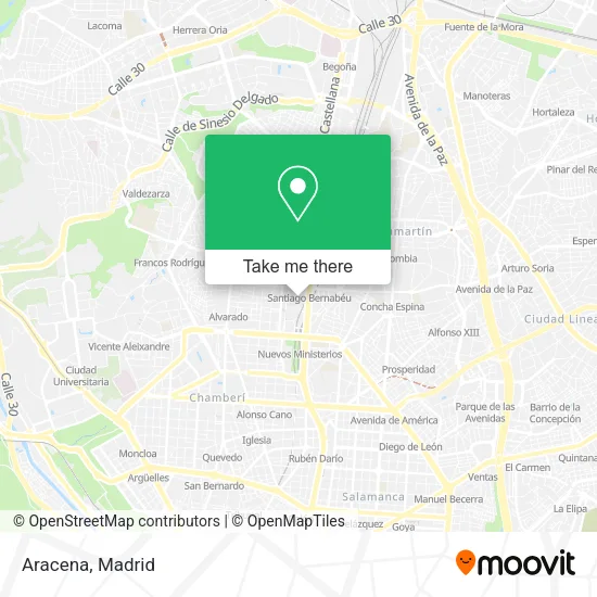 Aracena map