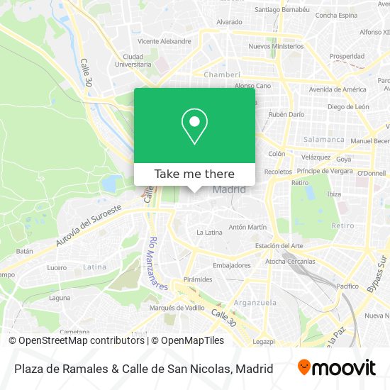 Plaza de Ramales & Calle de San Nicolas map