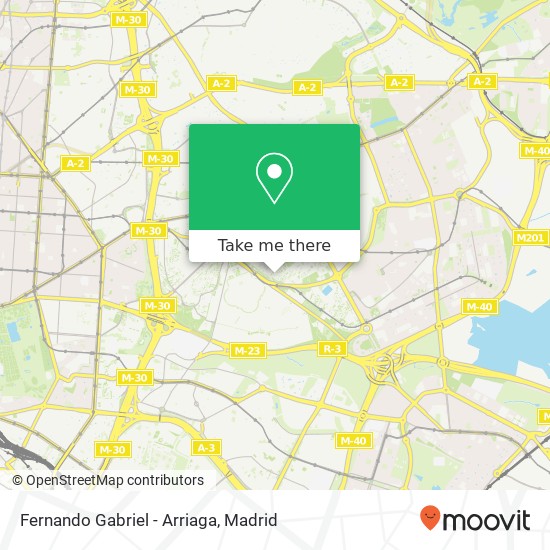 Fernando Gabriel - Arriaga map