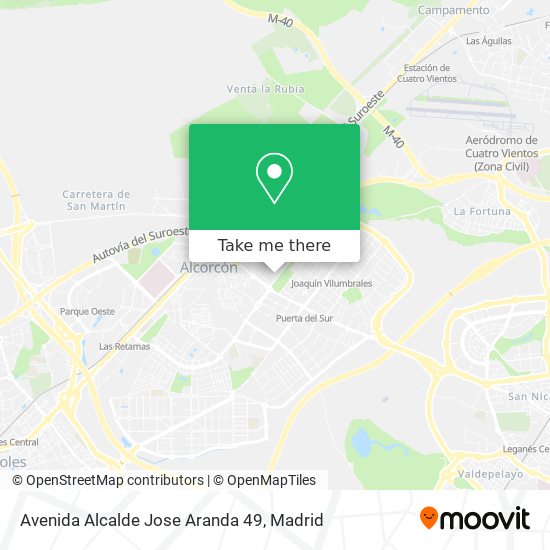 mapa Avenida Alcalde Jose Aranda 49