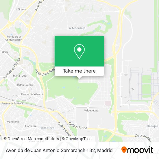 mapa Avenida de Juan Antonio Samaranch 132